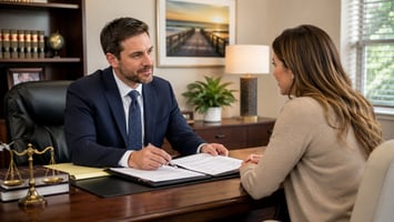 Florida bankruptcy attorney reviewing Chapter 7 filing timeline with client | Peck Law Firm