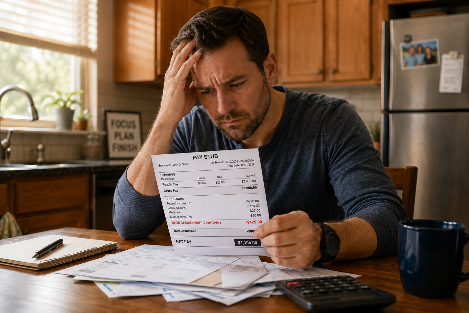 Florida bankruptcy attorney stopping wage garnishment with automatic stay protection | Peck Law Firm